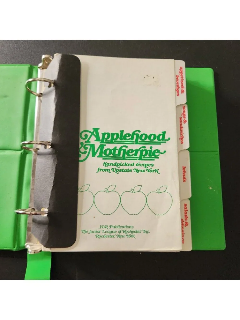 Applehood and Motherpie Recipes from Upstate New York by Jr League of Rochester